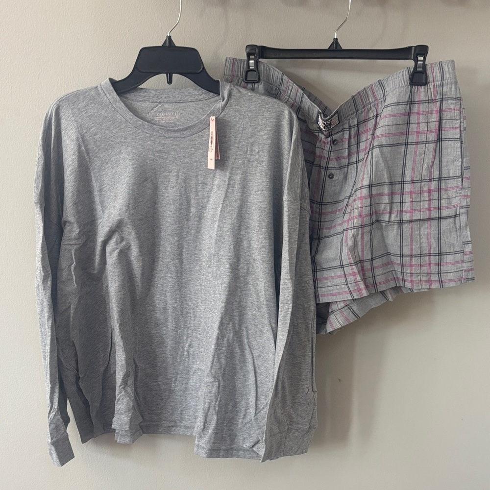 Victoria’s Secret Plaid Pajama Set